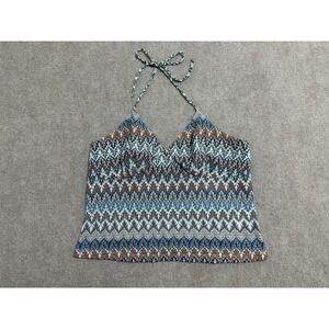 Harley-Davidson Tank Top Womens Large Knit‎ Halter Y2K Festival 2000s 96332-07VW